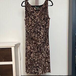 Sepia Delights Dress by Ralph Lauren